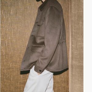 Mango Men's Dark Brown Shirt Jacket